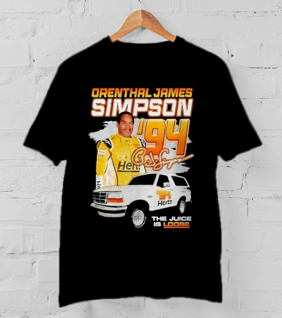 Orenthal James Simpson '94 The Juice Is Loose T-Shirt