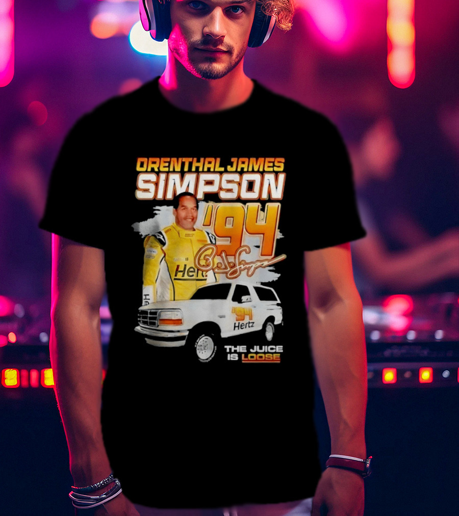 Orenthal James Simpson '94 The Juice Is Loose T-Shirt