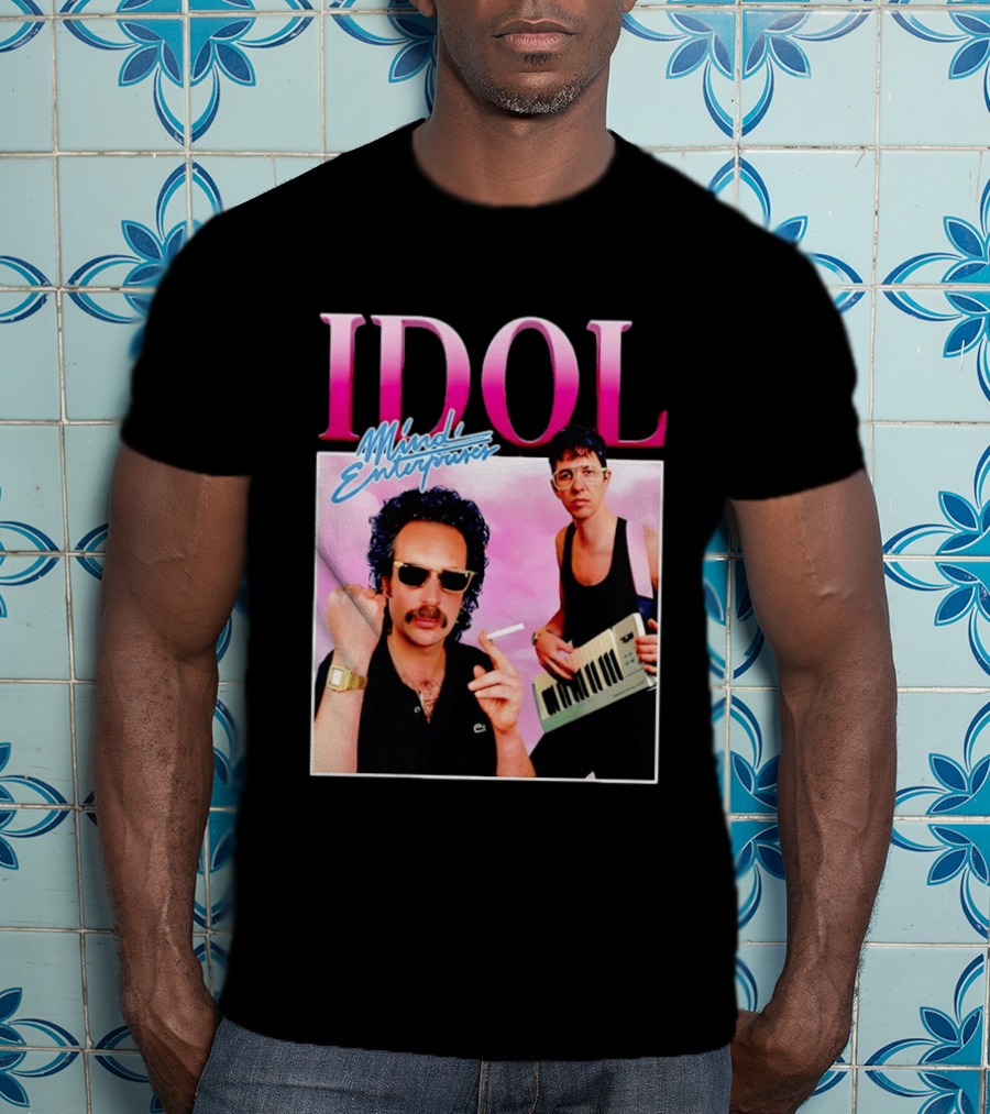 IDOL Mindi Enterprises Band Photo Retro 80s T-Shirt
