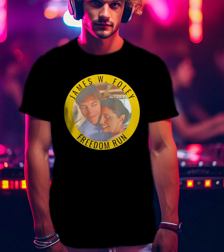 James W Foley Freedom Run Memorial Charity Event T-Shirt