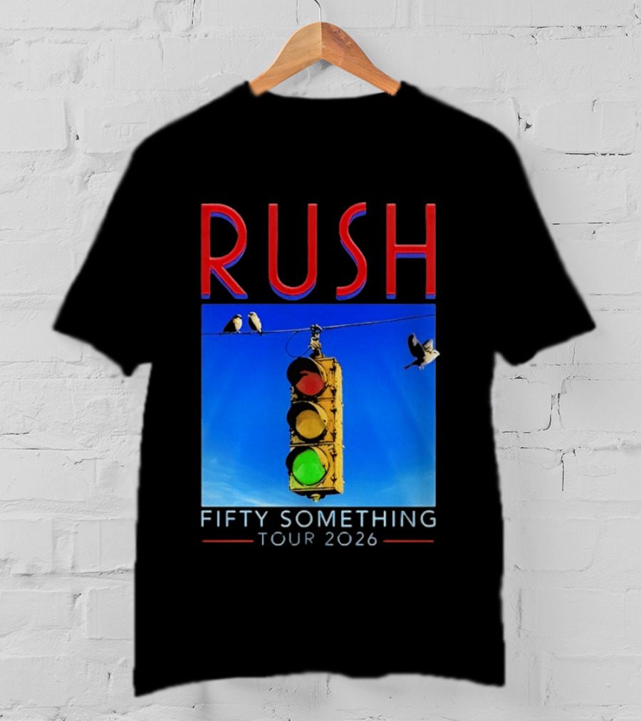 Rush Fifty Something Tour 2026 Traffic Light T-Shirt