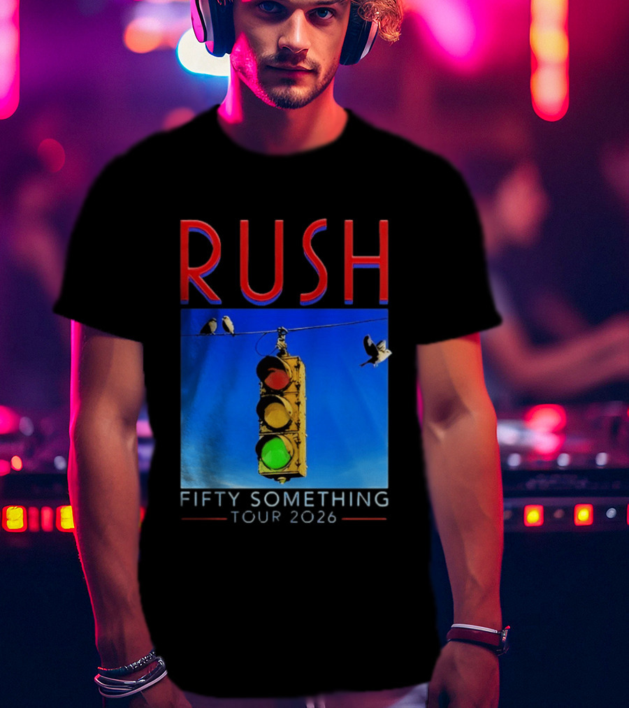 Rush Fifty Something Tour 2026 Traffic Light T-Shirt