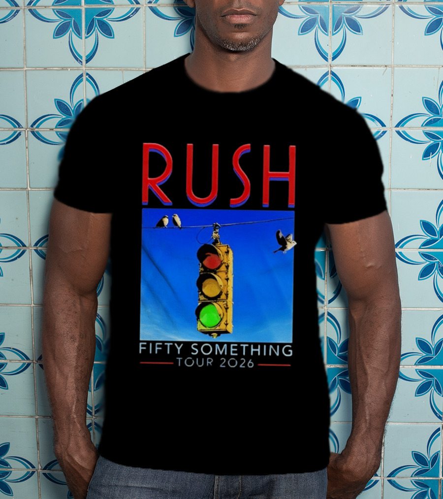 Rush Fifty Something Tour 2026 Traffic Light T-Shirt