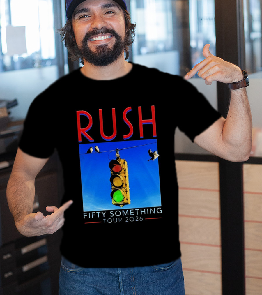 Rush Fifty Something Tour 2026 Traffic Light T-Shirt