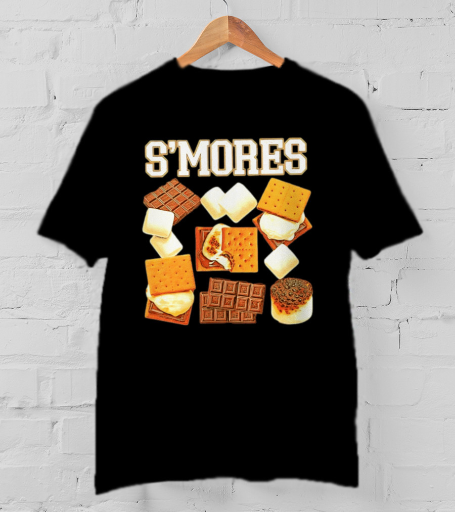 S'mores Marshmallow Chocolate Graham Cracker Delight T-Shirt