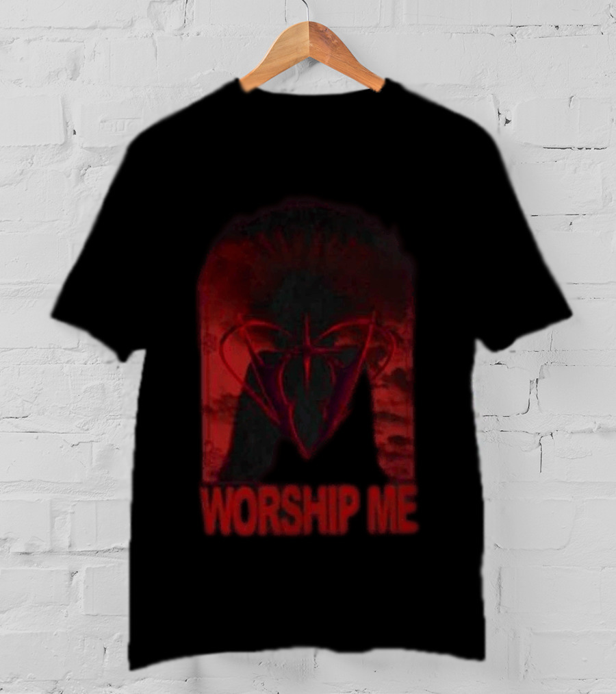 Magnolia Park Worship Me Red Heart T-Shirt
