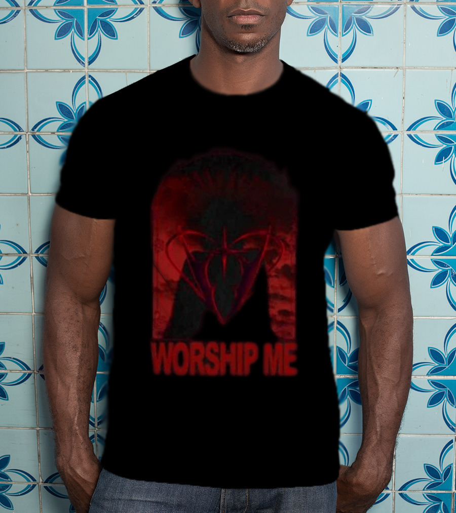 Magnolia Park Worship Me Red Heart T-Shirt