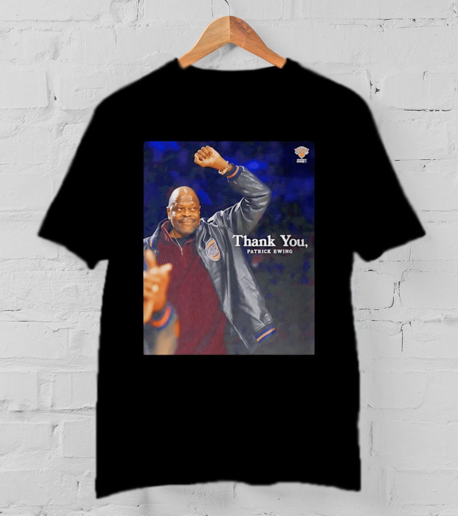 Thank You Patrick Ewing New York Knicks NBA Legends T-Shirt
