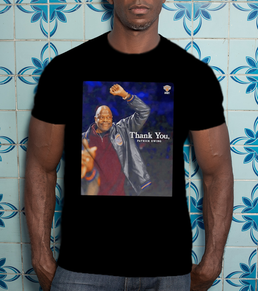 Thank You Patrick Ewing New York Knicks NBA Legends T-Shirt