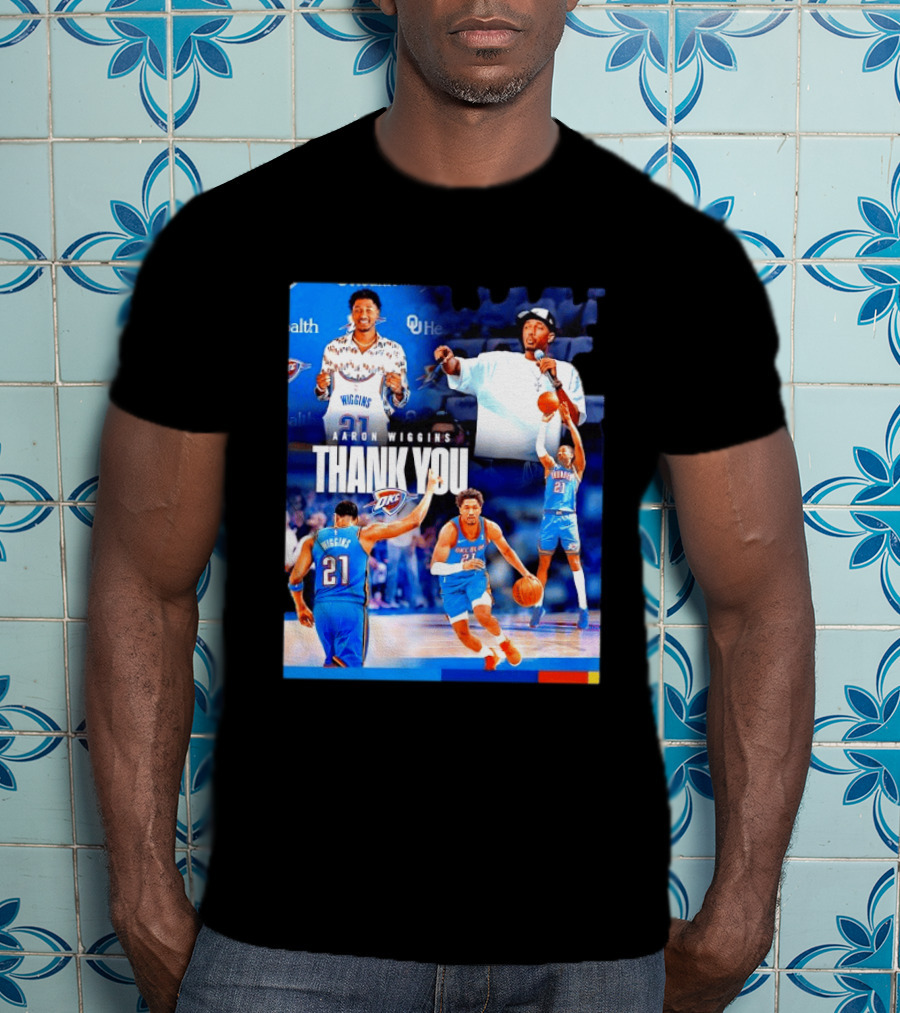 Aaron Wiggins Oklahoma City Thunder Thank You T-Shirt