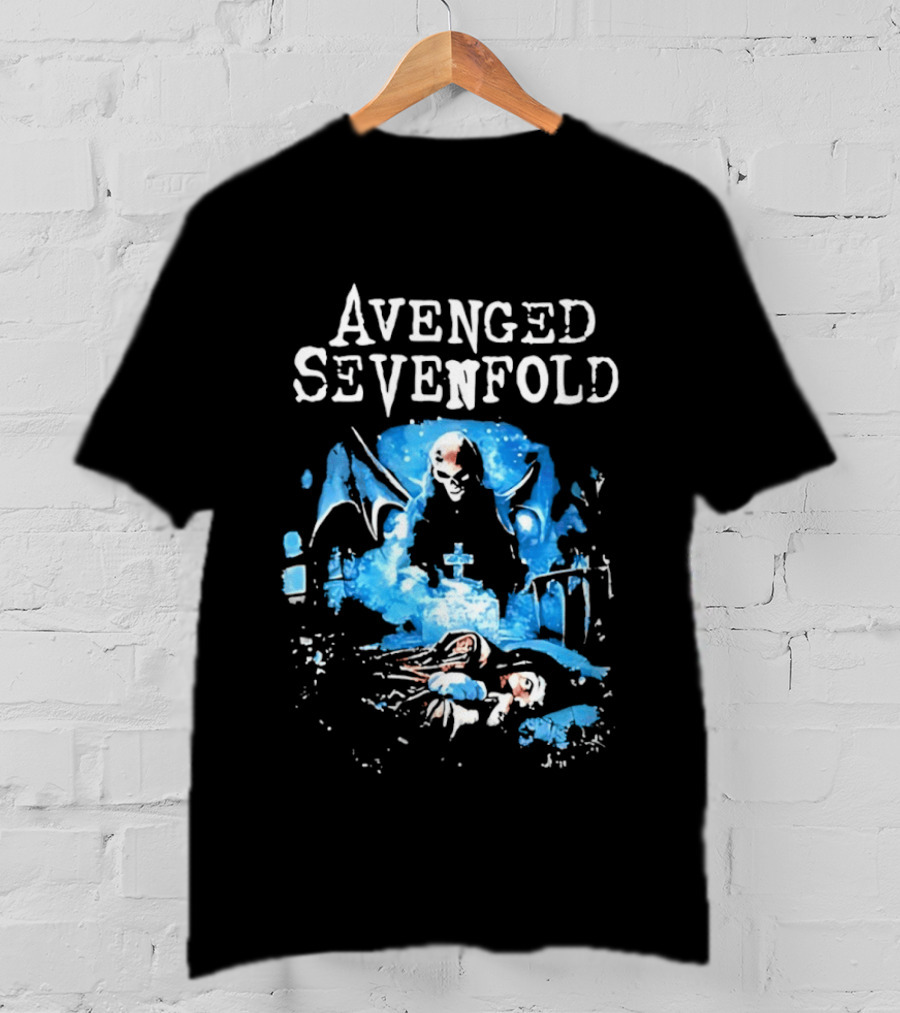 Avenged Sevenfold Grim Reaper Grave Heavy Metal T-Shirt