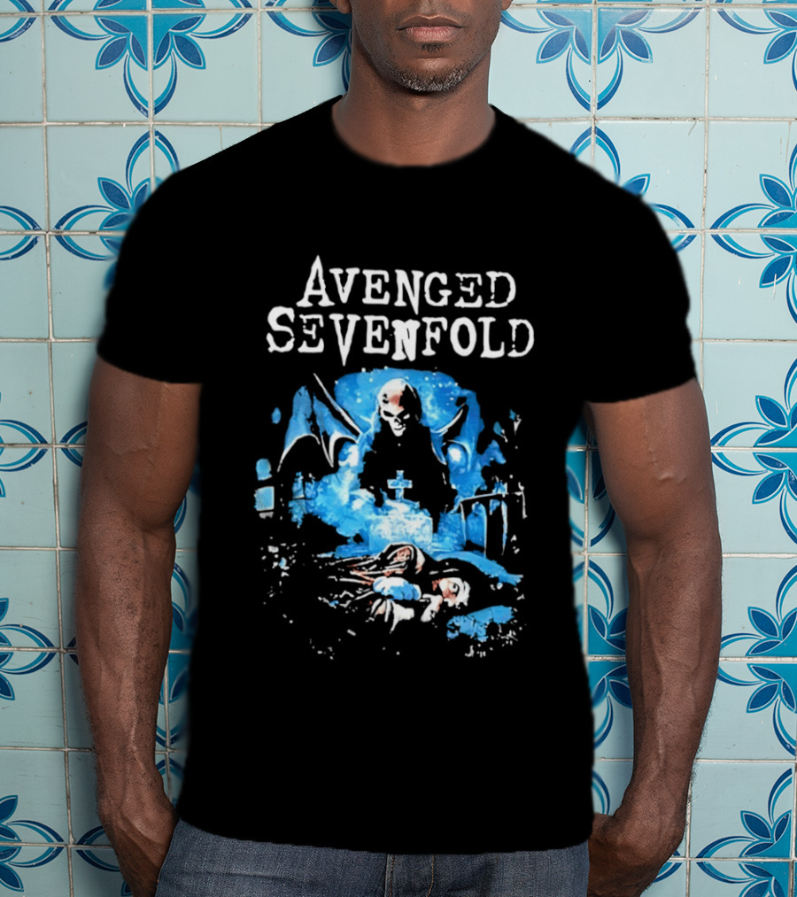 Avenged Sevenfold Grim Reaper Grave Heavy Metal T-Shirt