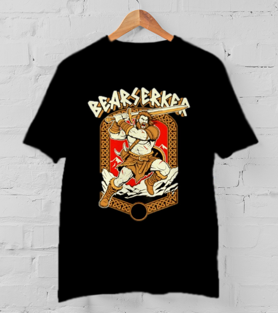 Bearserker Viking Warrior Berserker Norse Mythology T-Shirt