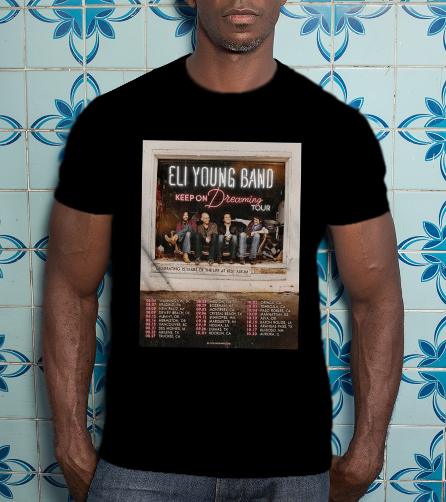 Eli Young Band Keep On Dreaming Tour USA 2026 T-Shirt