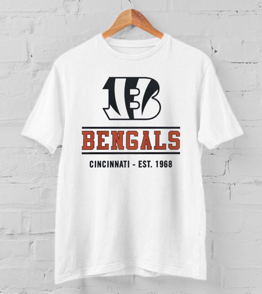 Cincinnati Bengals B Logo Est 1968 T-Shirt