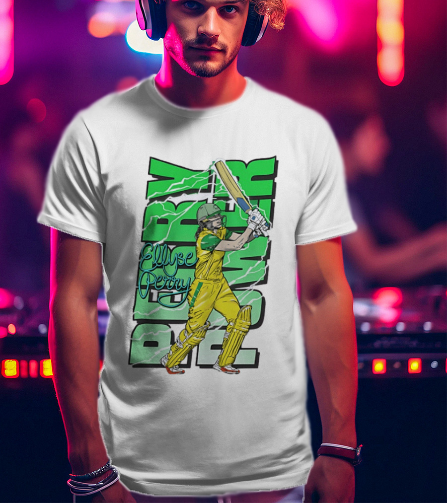 Ellyse Perry Australian Power Cricket Player Australia T-Shirt