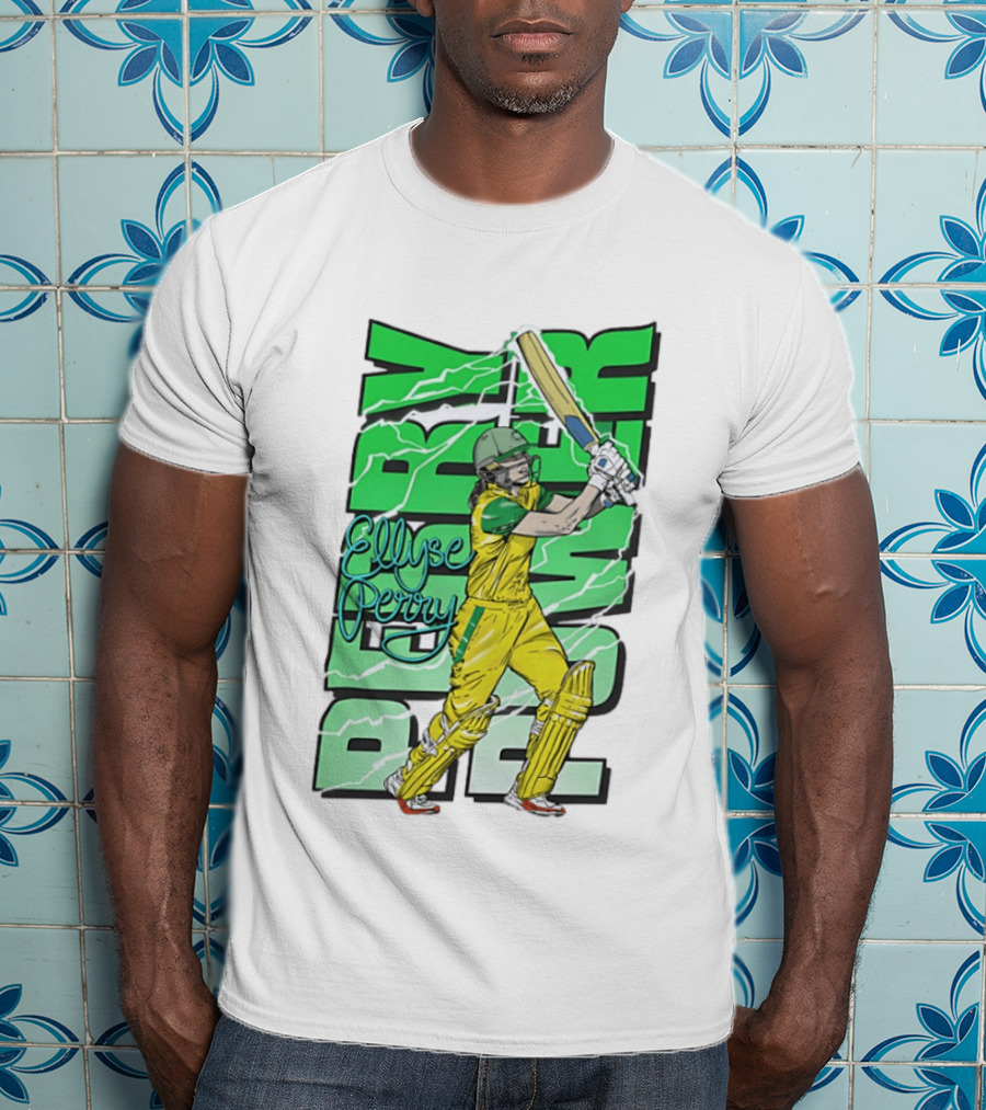Ellyse Perry Australian Power Cricket Player Australia T-Shirt
