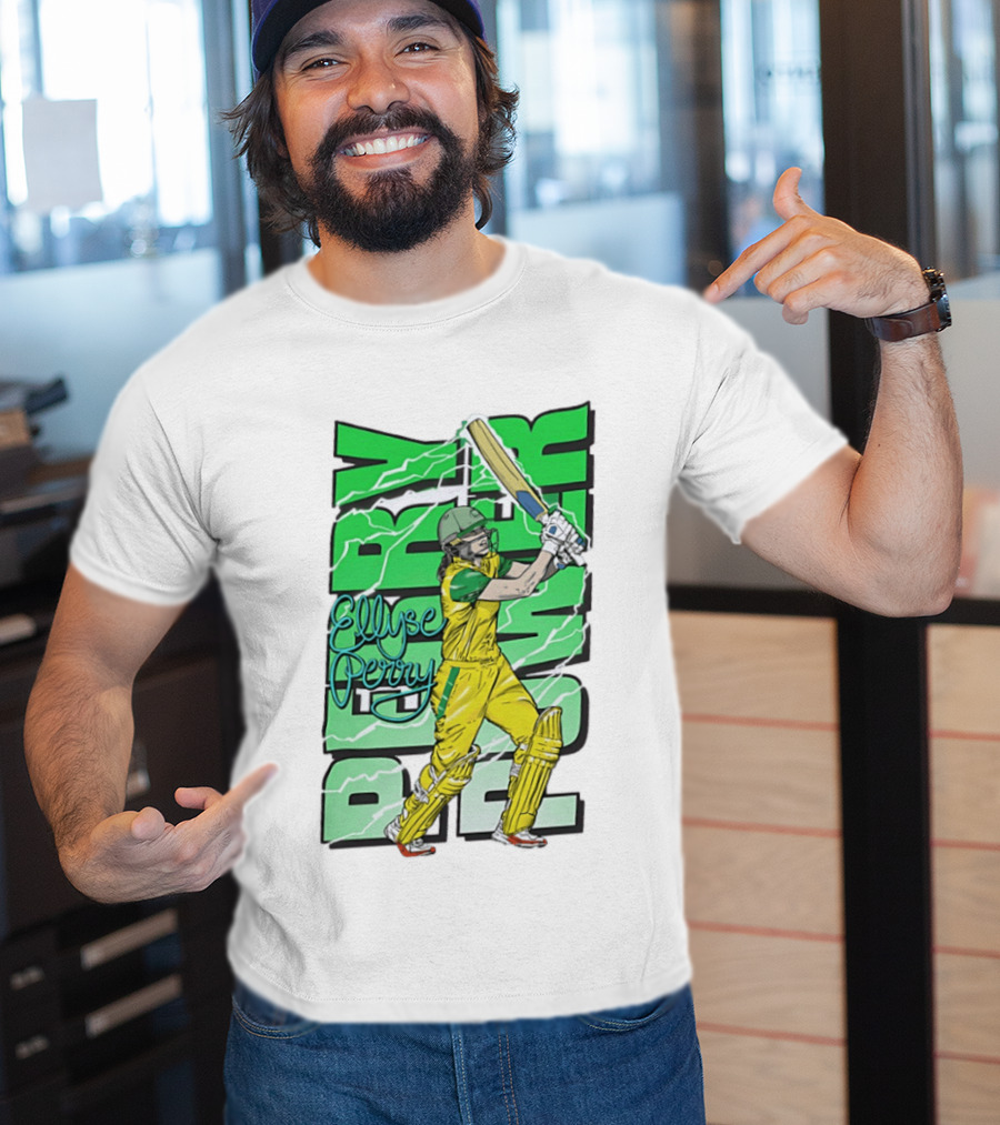 Ellyse Perry Australian Power Cricket Player Australia T-Shirt