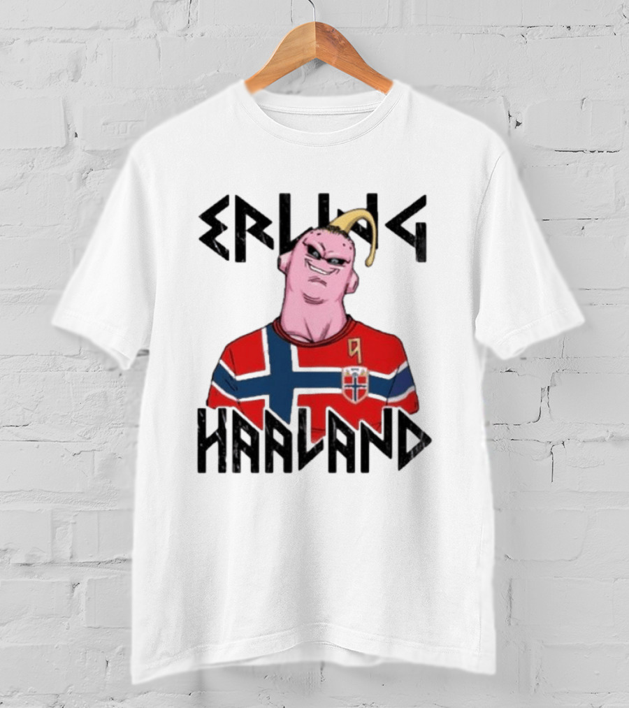 Erling Haaland Majin Buu Dragon Ball Norway Jersey Soccer T-Shirt