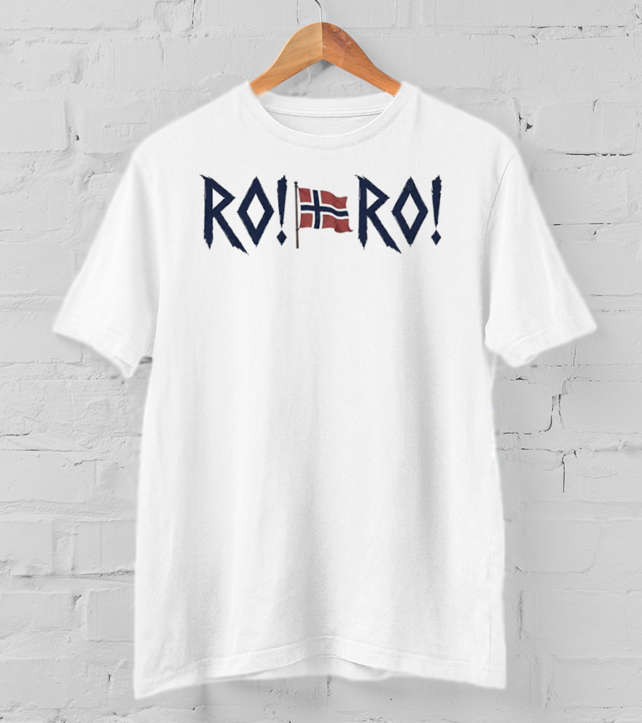 RO RO Norway Flag Norwegian Nordic Pride T-Shirt