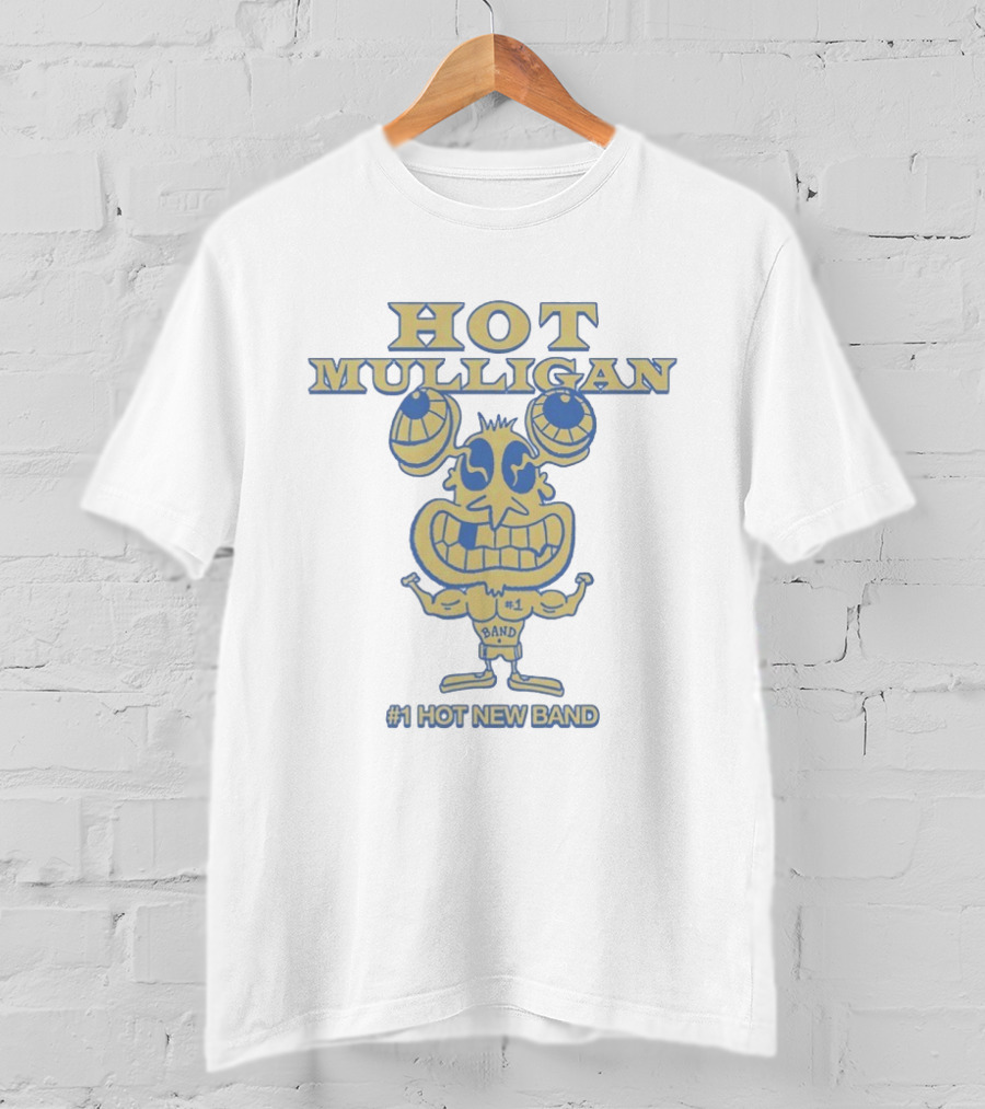 Hot Mulligan Number One Band Flexing Muscles Hot New Band T-Shirt