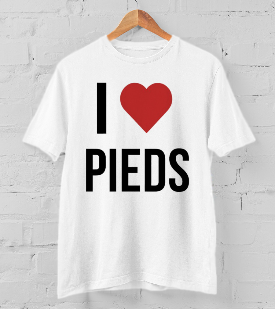 I Heart Pieds T-Shirt