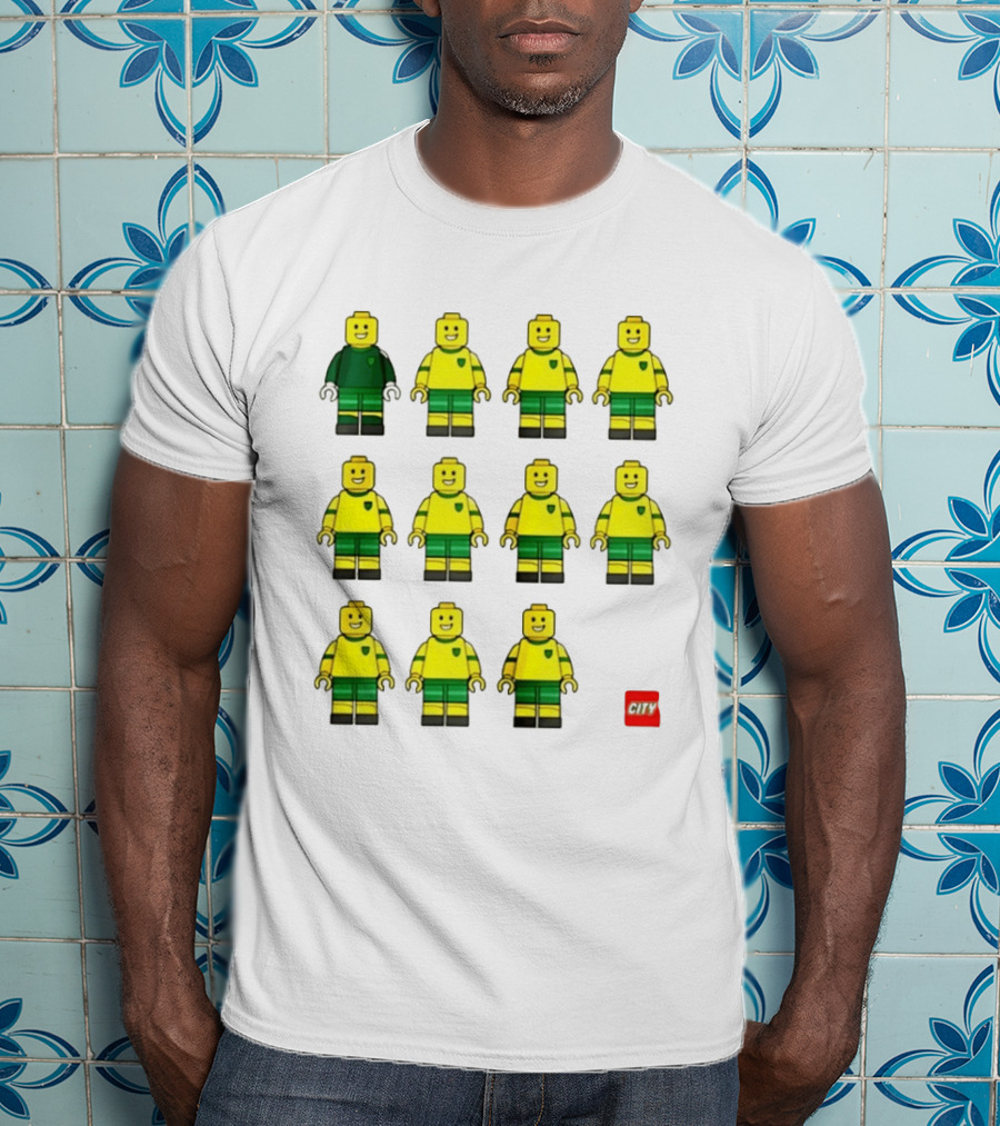 Norwich City F.C. Lego Minifigures Team Formation T-Shirt