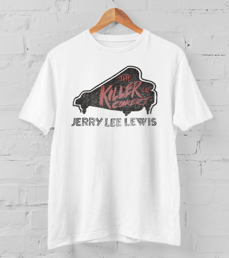 The Killer In Concert Jerry Lee Lewis Piano T-Shirt