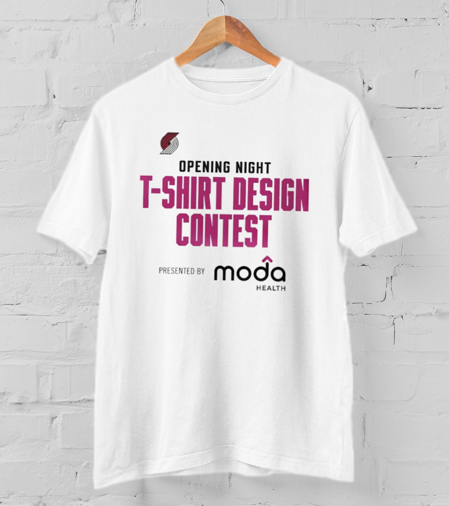 Portland Trail Blazers Opening Night Contest Moda Health T-Shirt