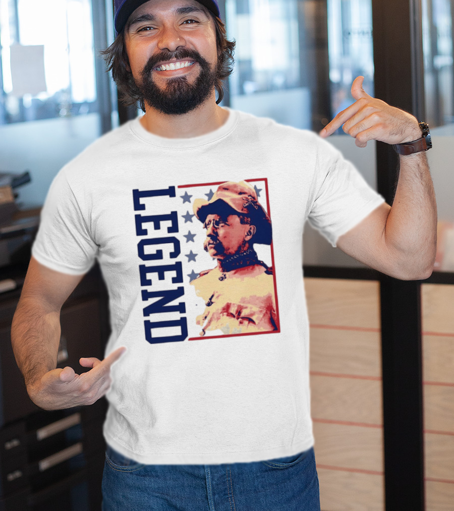 Legend Teddy Roosevelt Stars Iconic Figure T-Shirt