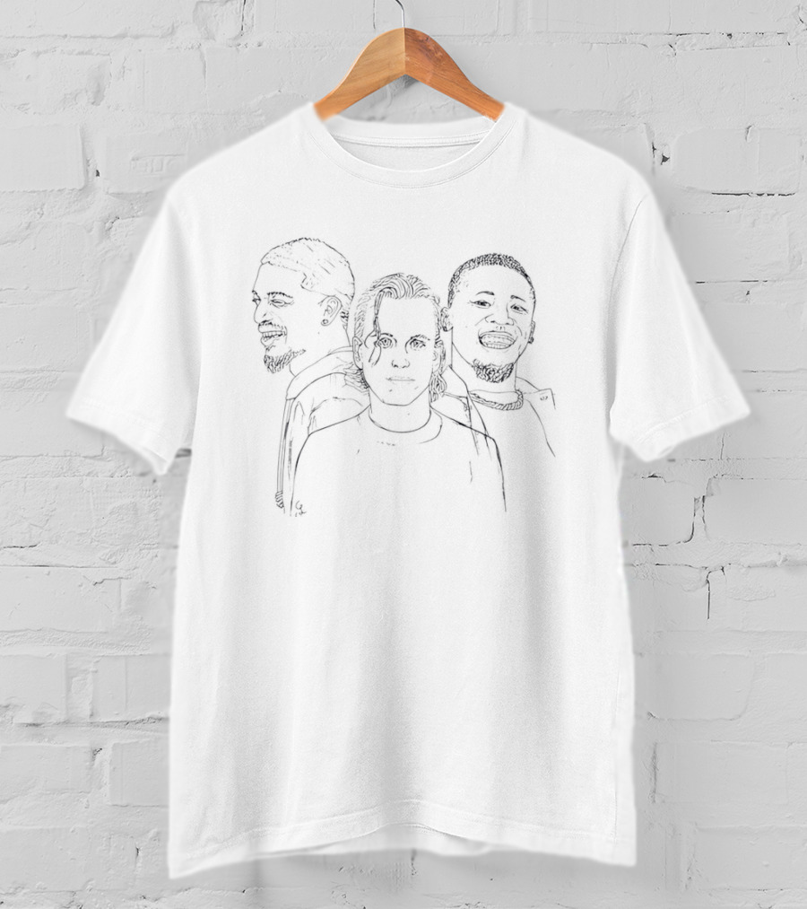 Tyrese Haliburton Bennedict Mathurin Andrew Nembhard Indiana Pacers Sketch T-Shirt