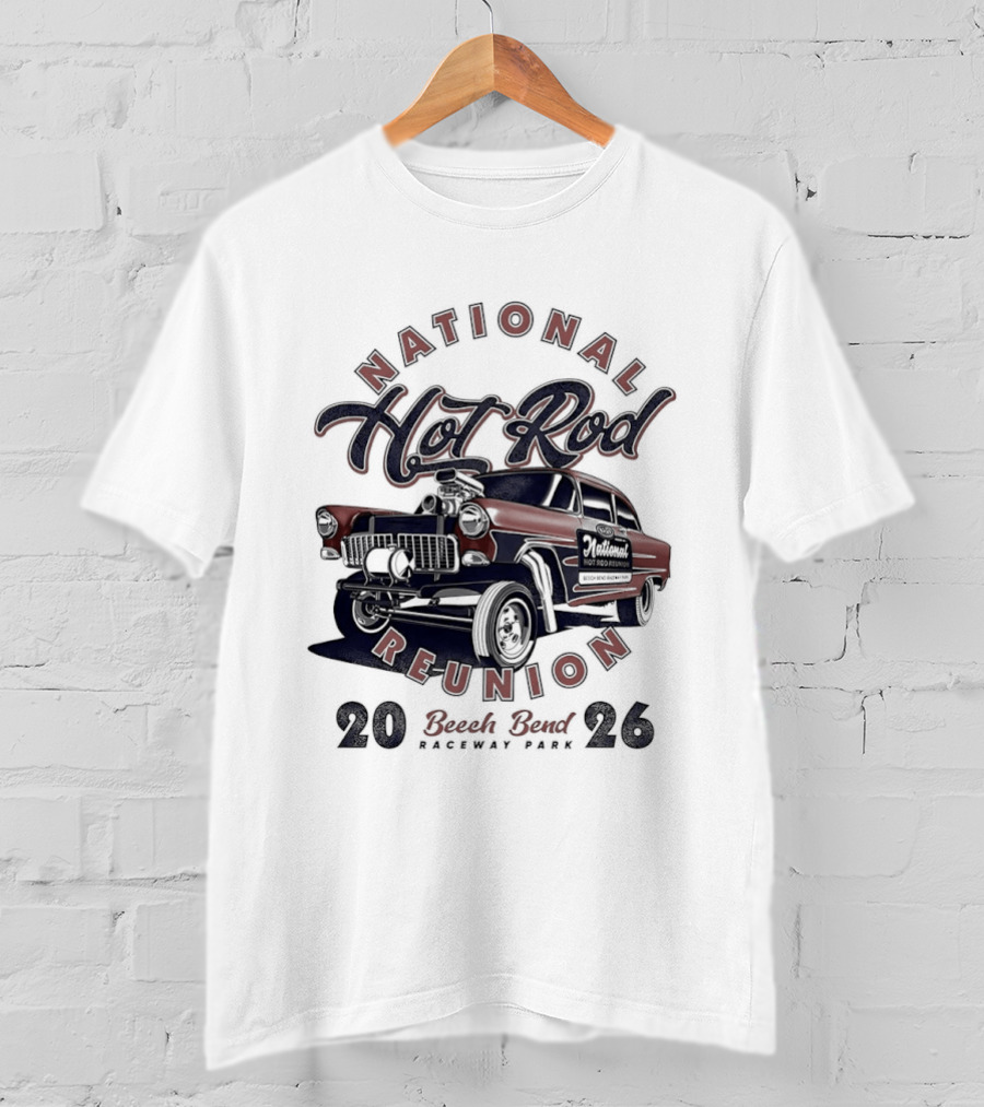 National Hot Rod Reunion 2026 Beech Bend Raceway Park T-Shirt