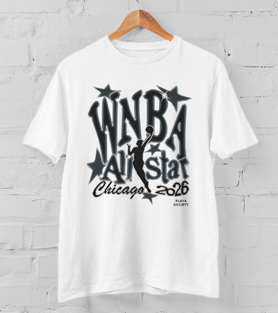 WNBA All Star Chicago 2026 Playa Society T-Shirt