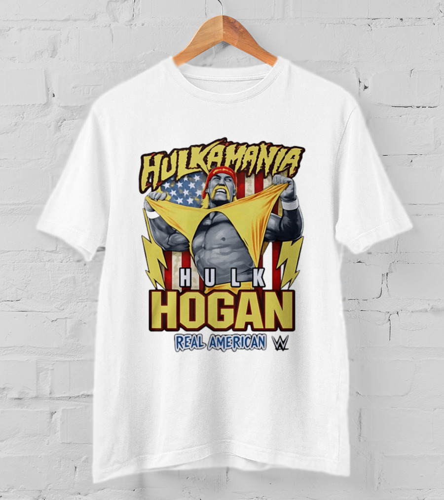 Hulkamania Hulk Hogan Real American WWE Legend T-Shirt