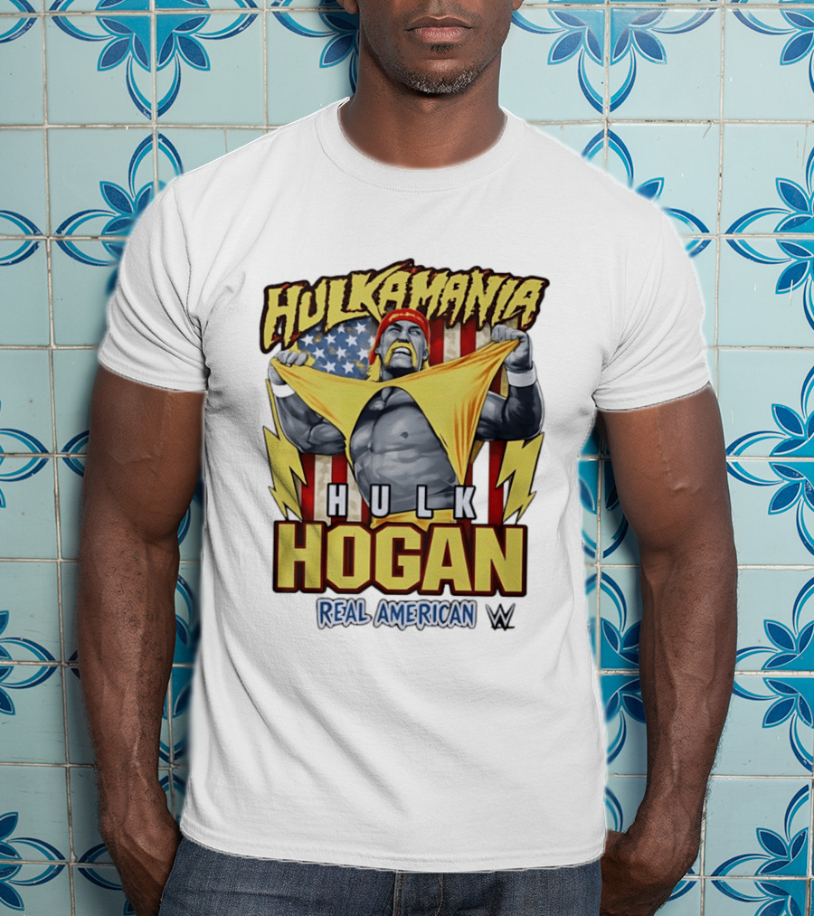 Hulkamania Hulk Hogan Real American WWE Legend T-Shirt