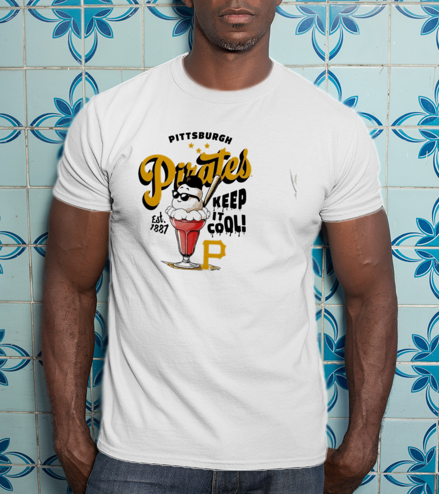 Pittsburgh Pirates Keep It Cool Est 1887 Ice Cream Sundae T-Shirt