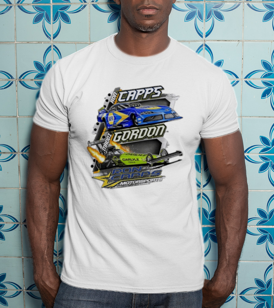 Ron Capps Motorsports Carlyle Tools Drag Racing Gordon Maddi T-Shirt