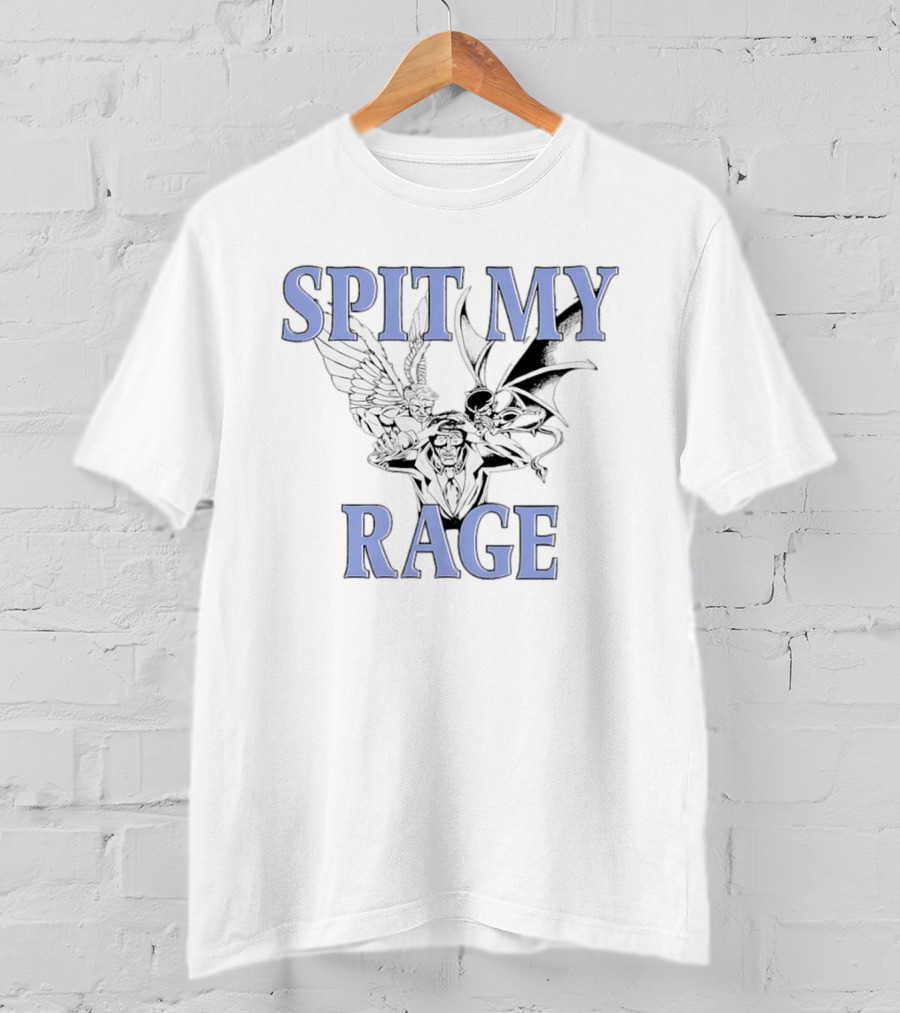 Spit My Rage Angel Devil Inner Conflict T-Shirt