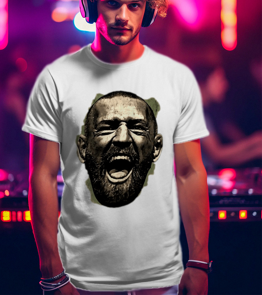 UFC The Notorious Conor McGregor Takeover Swag Head 2 Sided T-Shirt