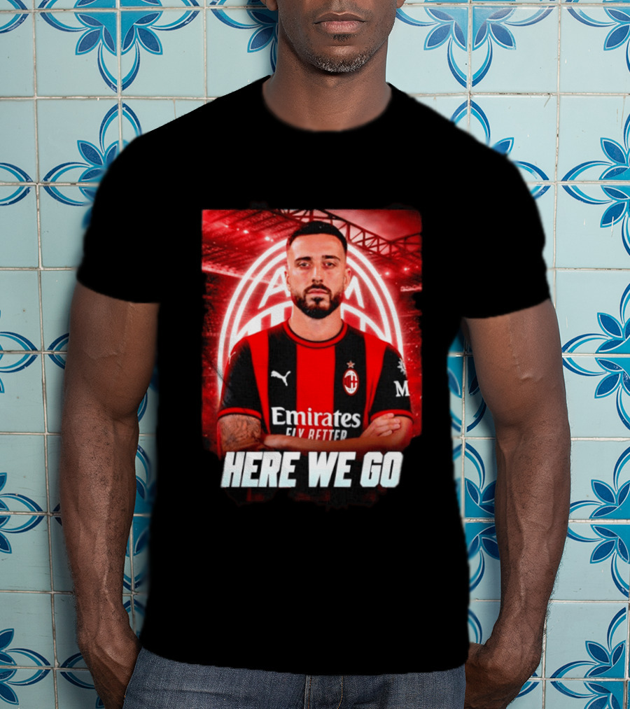AC Milan Sign Mario Gila From Lazio Here We Go Soccer Transfer News T-Shirt