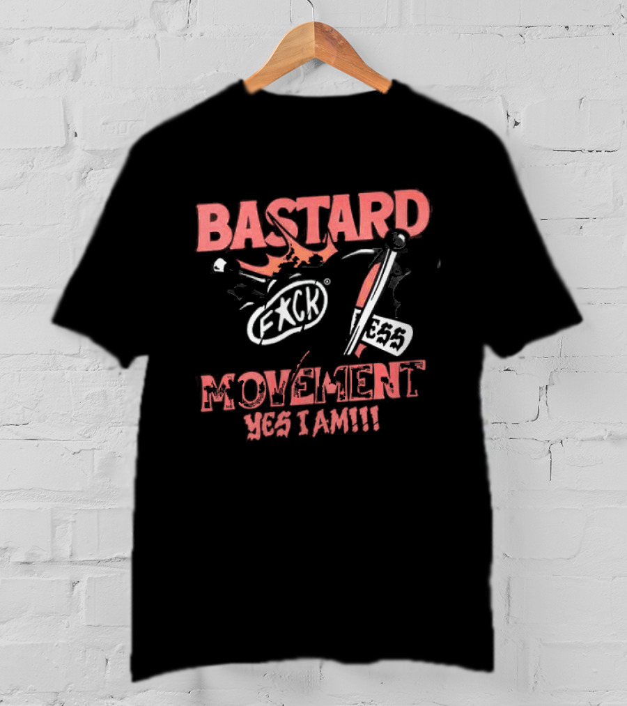 Bastard Movement EXCH Skeleton Car 333 T-Shirt