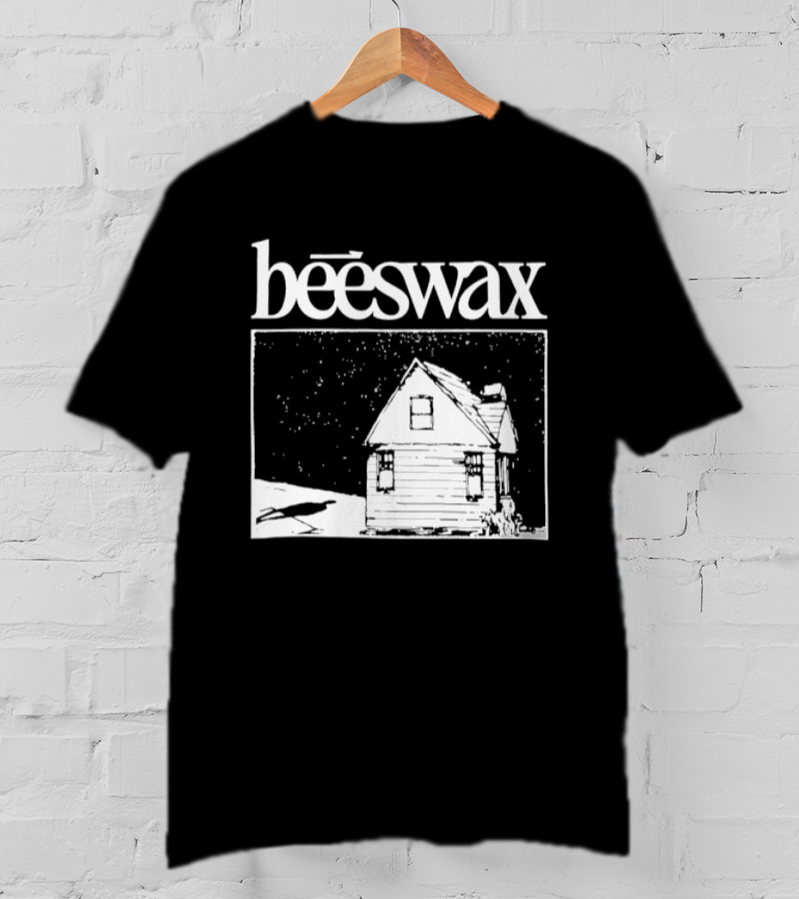 Beeswax City Of Lab Cabin Snow Scene T-Shirt