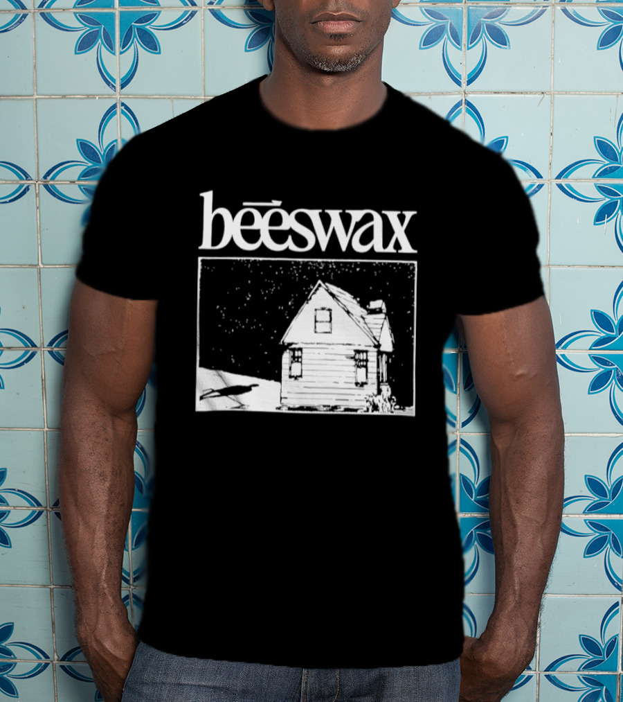 Beeswax City Of Lab Cabin Snow Scene T-Shirt