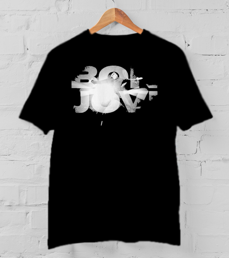 Bon Jovi Bright Light Graphic 80s T-Shirt