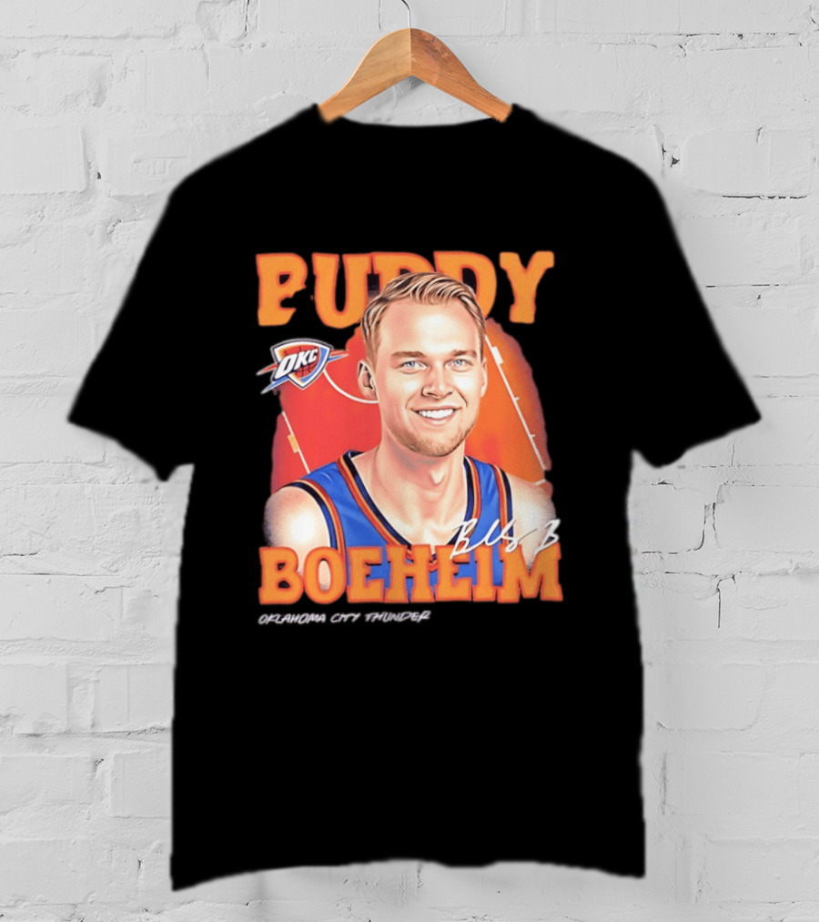Buddy Boeheim Oklahoma City Thunder OKC Basketball BCS B Airbrush T-Shirt