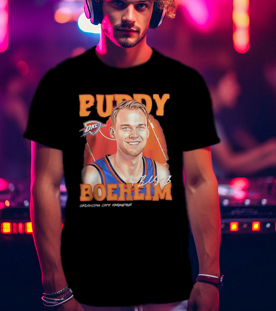 Buddy Boeheim Oklahoma City Thunder OKC Basketball BCS B Airbrush T-Shirt