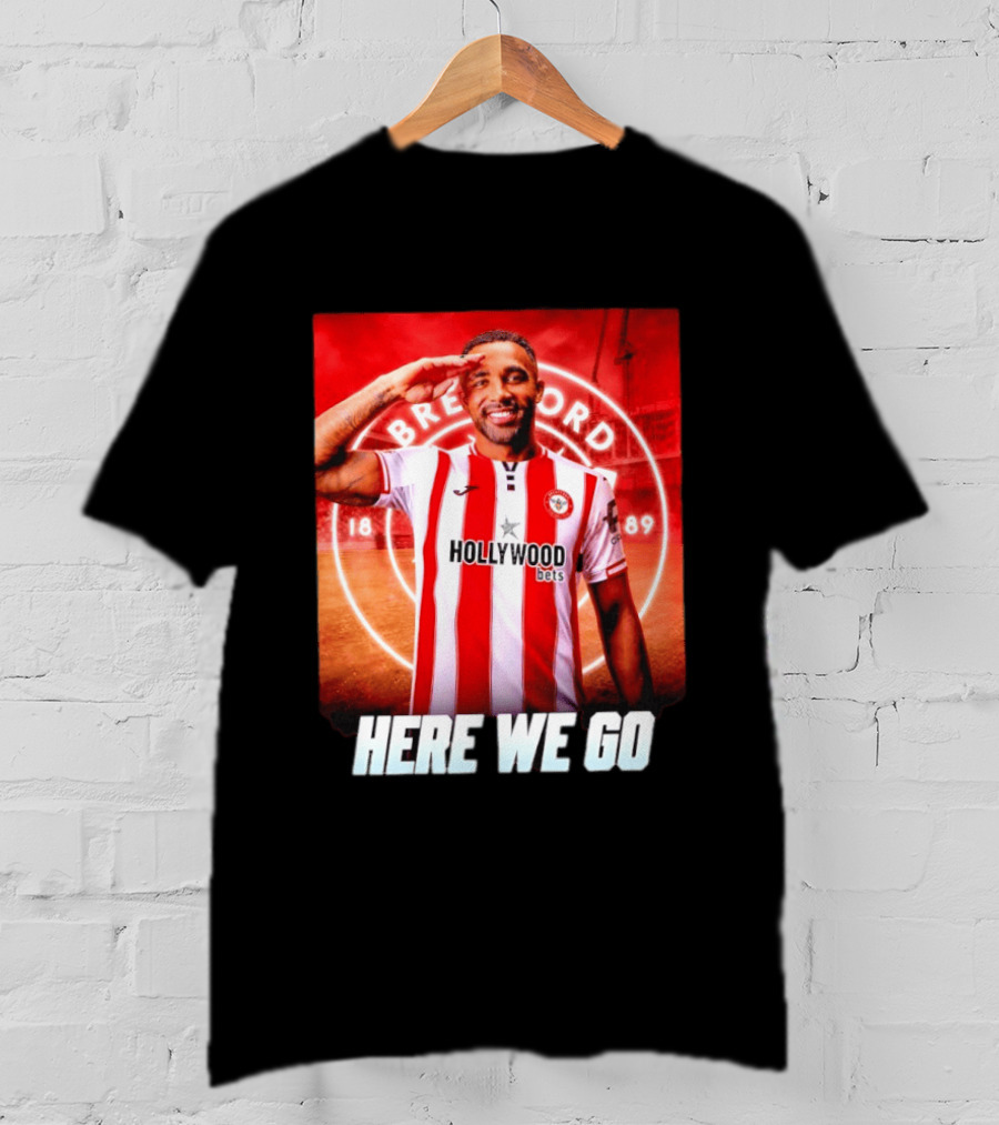 Brentford FC Callum Wilson Here We Go Hollywood Bets T-Shirt