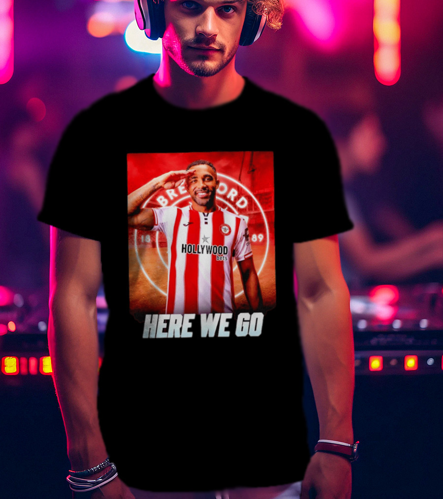 Brentford FC Callum Wilson Here We Go Hollywood Bets T-Shirt