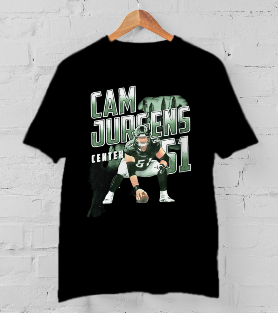 Cam Jurgens Philadelphia Eagles Center 51 Player Jersey NFL Team Fan T-Shirt