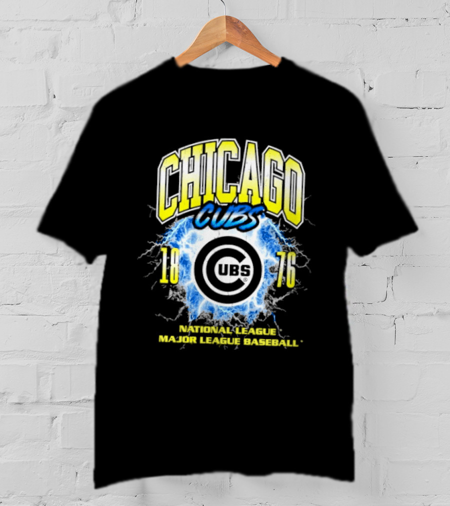Chicago Cubs 1876 Vintage National League Major League Baseball Iconic Team T-Shirt